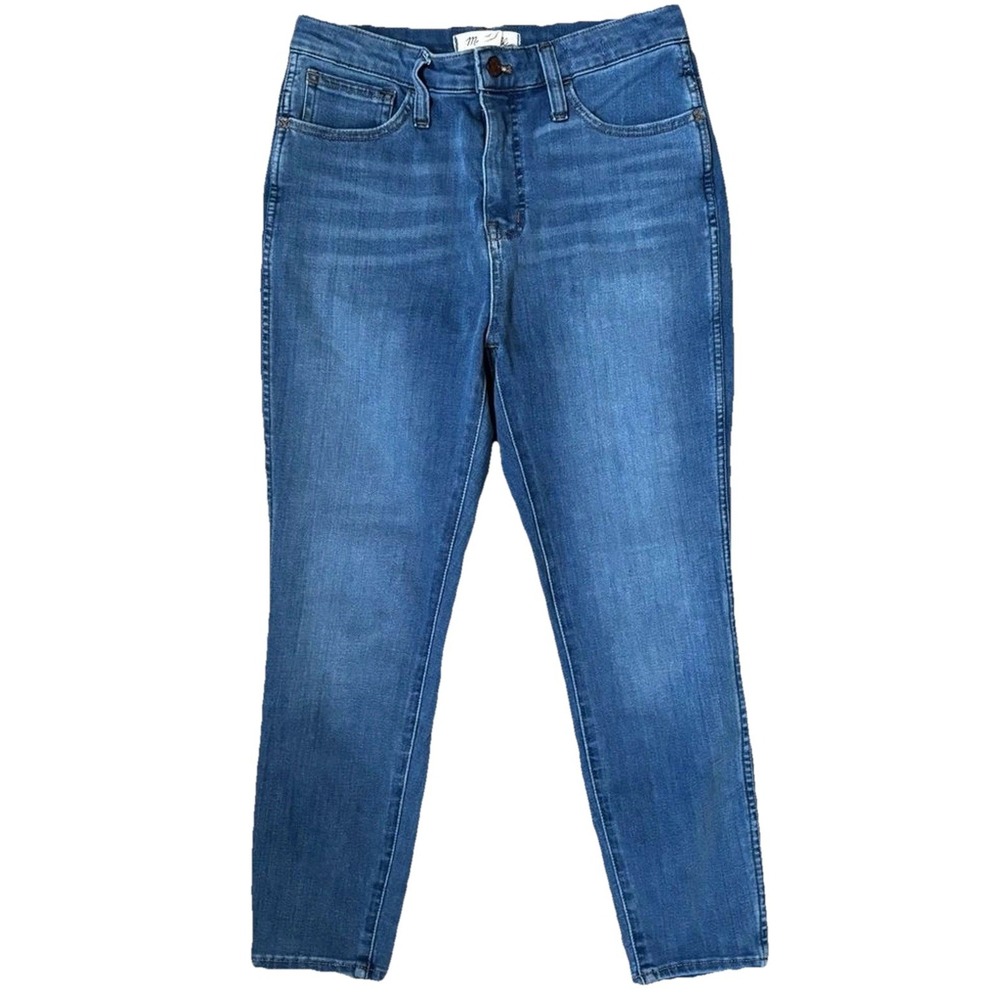 Madewell curvy road tripper‎ jeggings Medium wash denim stretch Casual Size 27
